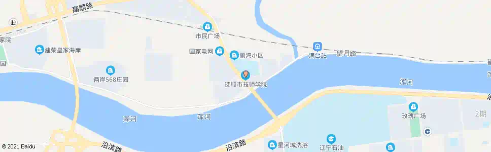 抚顺技师学院_公交站地图_抚顺公交_妙搜公交查询2025