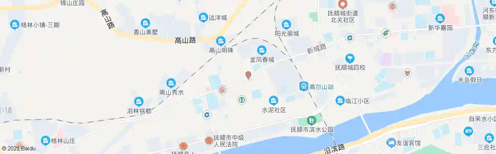 抚顺顺城中心医院_公交站地图_抚顺公交_妙搜公交查询2025