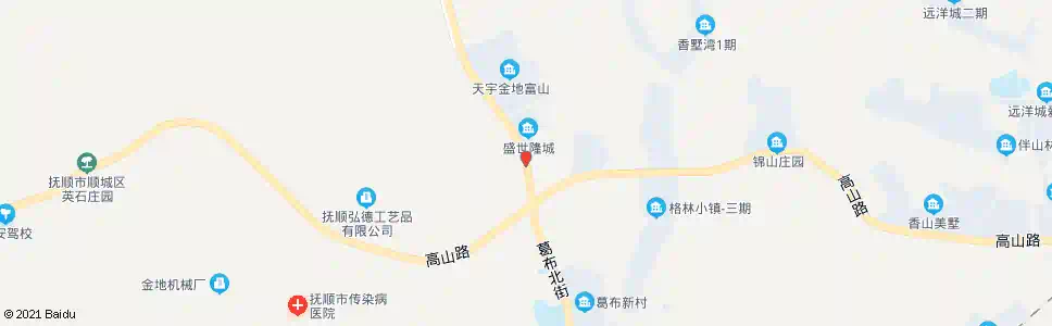 抚顺葛布北街_公交站地图_抚顺公交_妙搜公交查询2025