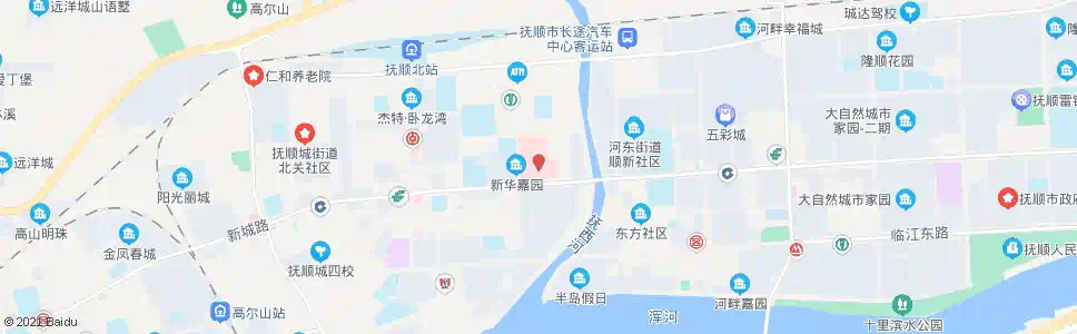 抚顺顺城区中心医院_公交站地图_抚顺公交_妙搜公交查询2025