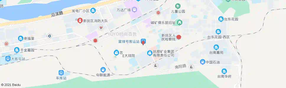 抚顺南站_公交站地图_抚顺公交_妙搜公交查询2025
