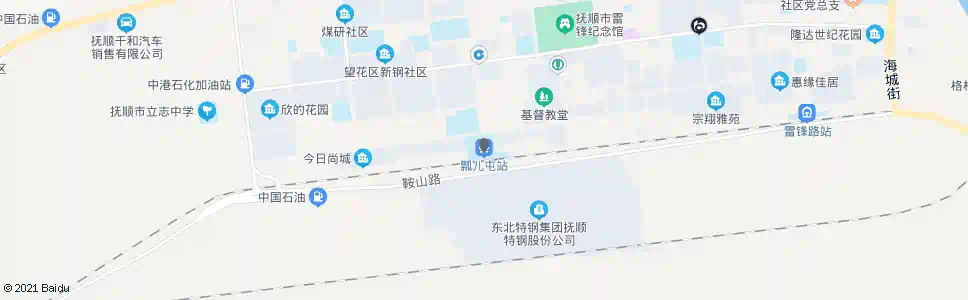抚顺瓢儿屯火车站_公交站地图_抚顺公交_妙搜公交查询2025