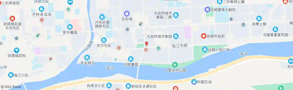 抚顺交通大厦(临江东路)_公交站地图_抚顺公交_妙搜公交查询2025