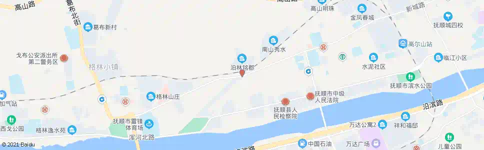 抚顺将军三街_公交站地图_抚顺公交_妙搜公交查询2025