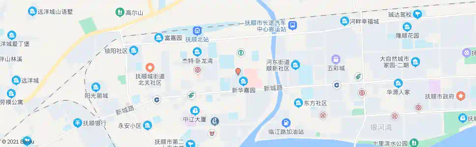 抚顺榆林二校_公交站地图_抚顺公交_妙搜公交查询2025