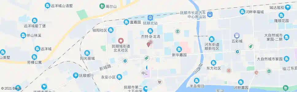 抚顺建设银行_公交站地图_抚顺公交_妙搜公交查询2025