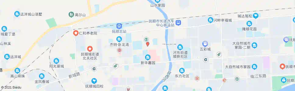 抚顺站东街南_公交站地图_抚顺公交_妙搜公交查询2025