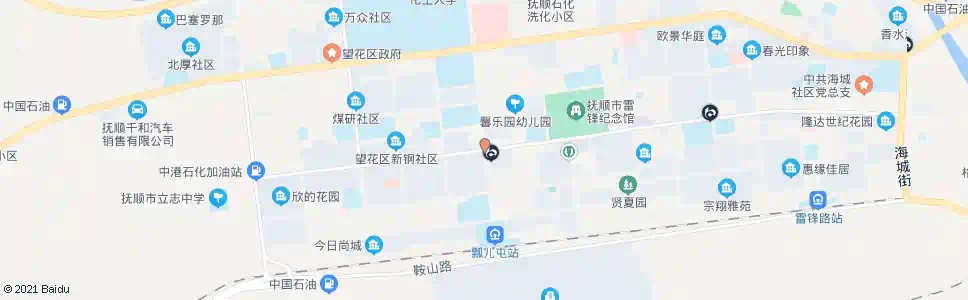 抚顺望花大街_公交站地图_抚顺公交_妙搜公交查询2025