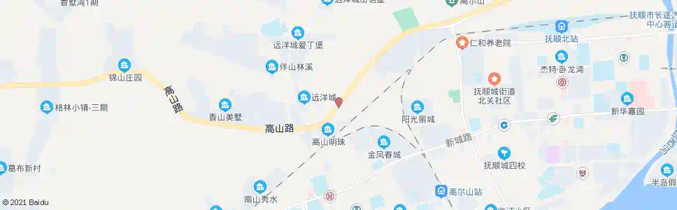抚顺高山路_公交站地图_抚顺公交_妙搜公交查询2025