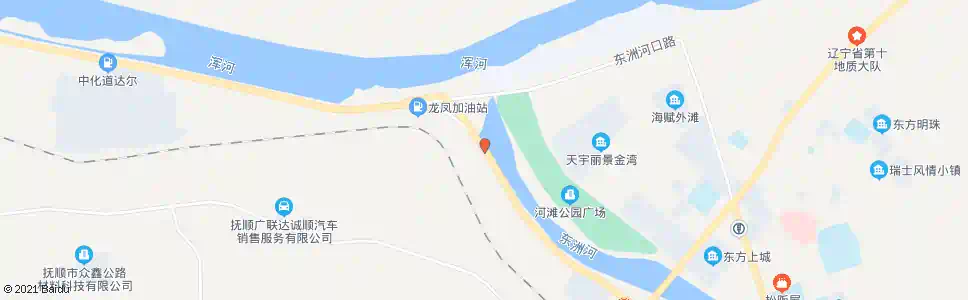 抚顺浑河路中站(东)_公交站地图_抚顺公交_妙搜公交查询2025
