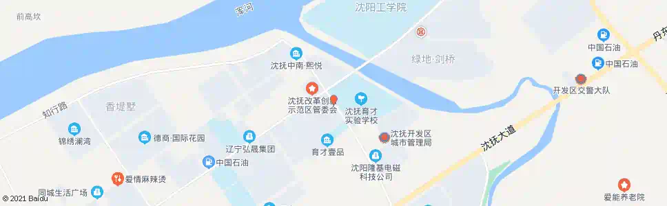 抚顺育才街_公交站地图_抚顺公交_妙搜公交查询2025