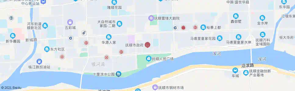抚顺开发区政府_公交站地图_抚顺公交_妙搜公交查询2025