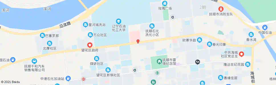 抚顺二院西门_公交站地图_抚顺公交_妙搜公交查询2025