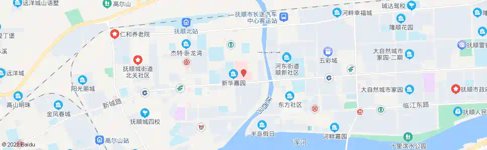 抚顺中心医院_公交站地图_抚顺公交_妙搜公交查询2025