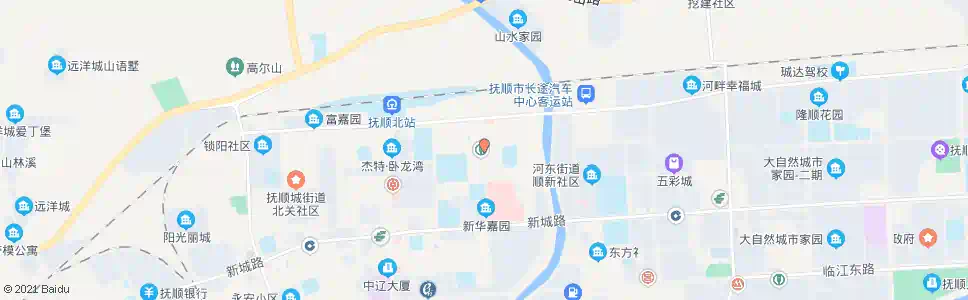 抚顺站东街北_公交站地图_抚顺公交_妙搜公交查询2025