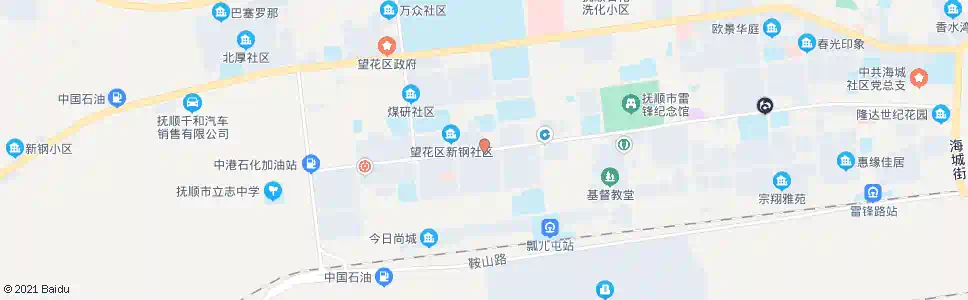 抚顺今日装饰城_公交站地图_抚顺公交_妙搜公交查询2025