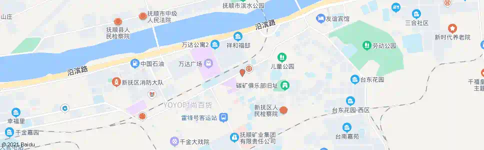 抚顺南站(民主路)_公交站地图_抚顺公交_妙搜公交查询2025