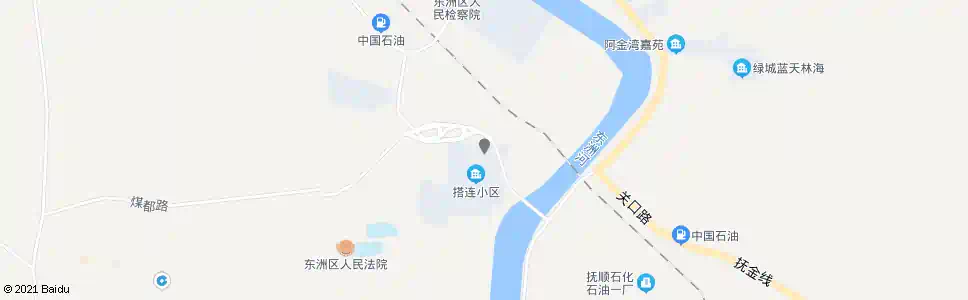 抚顺东洲区政府_公交站地图_抚顺公交_妙搜公交查询2025