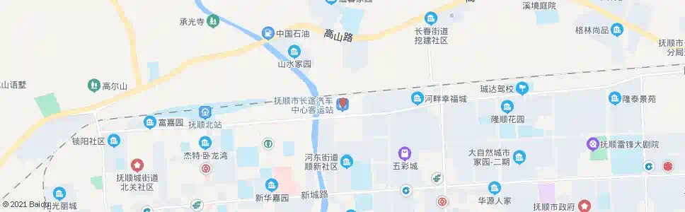 抚顺中心客运站_公交站地图_抚顺公交_妙搜公交查询2025