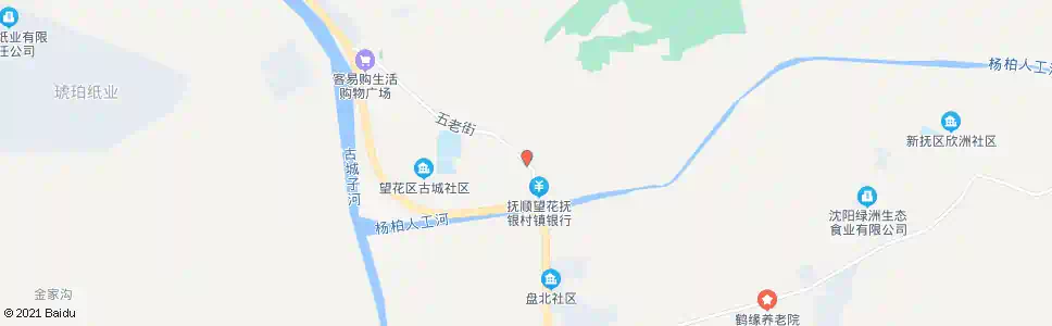 抚顺五老屯_公交站地图_抚顺公交_妙搜公交查询2025