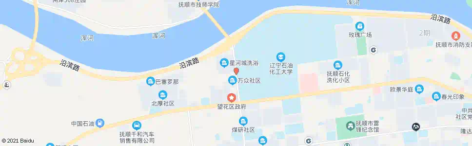 抚顺北镇街(东)_公交站地图_抚顺公交_妙搜公交查询2025
