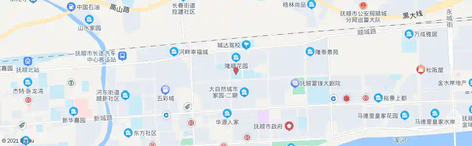 抚顺玉成中学_公交站地图_抚顺公交_妙搜公交查询2025