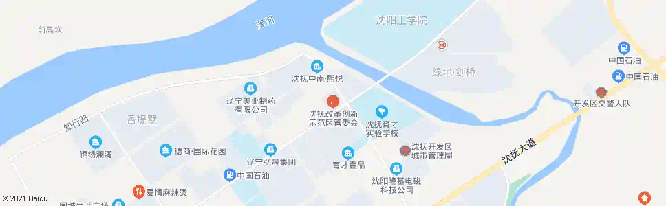 抚顺沈抚新城管委会_公交站地图_抚顺公交_妙搜公交查询2025
