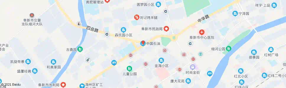 阜新中华路加油站_公交站地图_阜新公交_妙搜公交查询2025