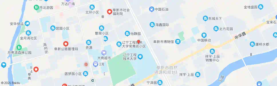 阜新辽工大公寓_公交站地图_阜新公交_妙搜公交查询2025