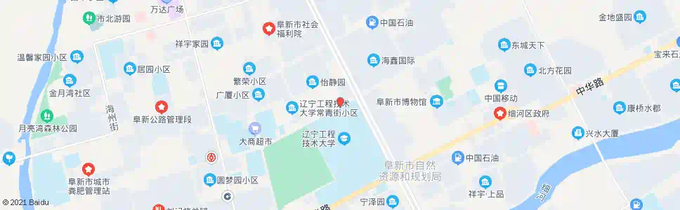 阜新辽工大公寓(西行)_公交站地图_阜新公交_妙搜公交查询2025