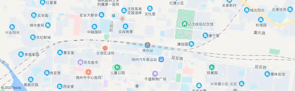 锦州站东_公交站地图_锦州公交_妙搜公交查询2025