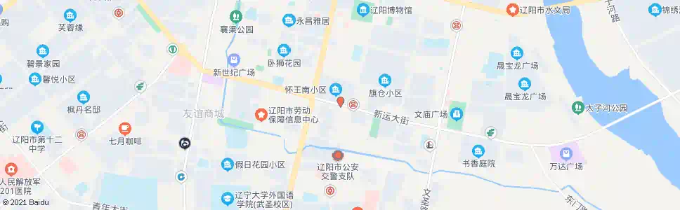 辽阳中心路_公交站地图_辽阳公交_妙搜公交查询2025