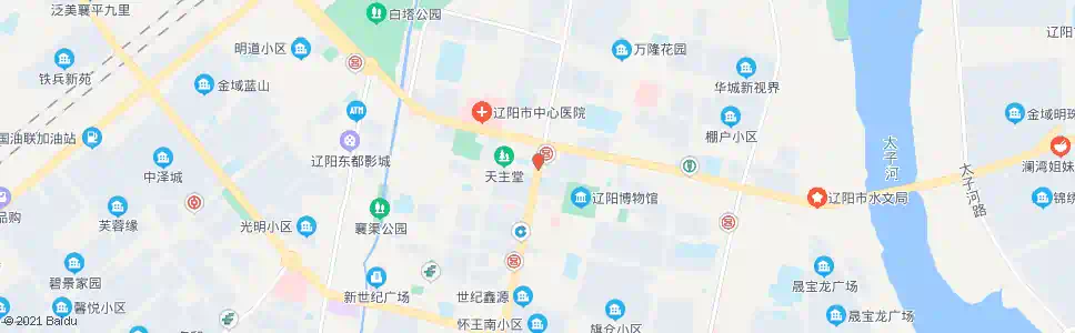 辽阳四道街_公交站地图_辽阳公交_妙搜公交查询2025