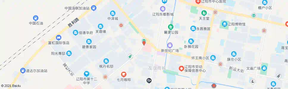 辽阳二院_公交站地图_辽阳公交_妙搜公交查询2025