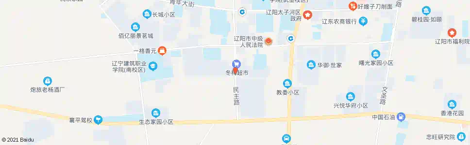 辽阳三里_公交站地图_辽阳公交_妙搜公交查询2025