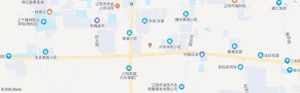 辽阳体育场_公交站地图_辽阳公交_妙搜公交查询2025