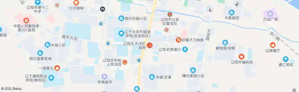 辽阳太子河区政府_公交站地图_辽阳公交_妙搜公交查询2025