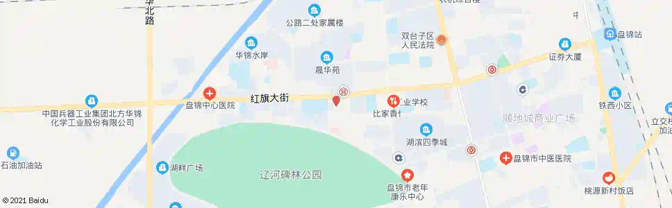 盘锦湖滨公园_公交站地图_盘锦公交_妙搜公交查询2025