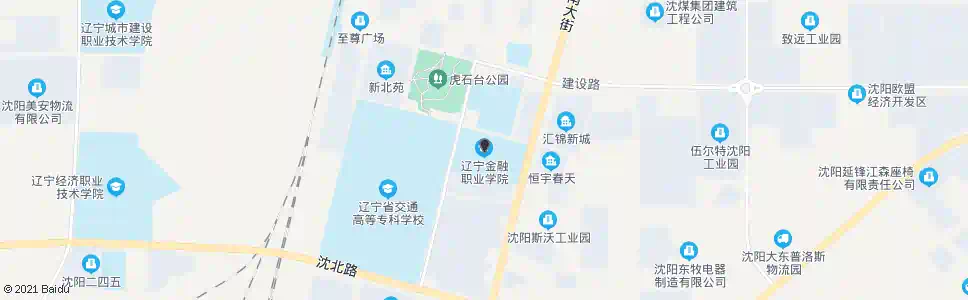 沈阳金融职业学校_公交站地图_沈阳公交_妙搜公交查询2025