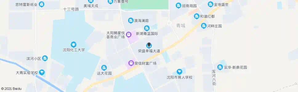 沈阳荣盛幸福大道_公交站地图_沈阳公交_妙搜公交查询2025