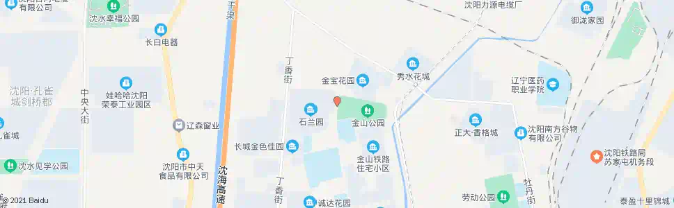 沈阳金宝花园_公交站地图_沈阳公交_妙搜公交查询2025