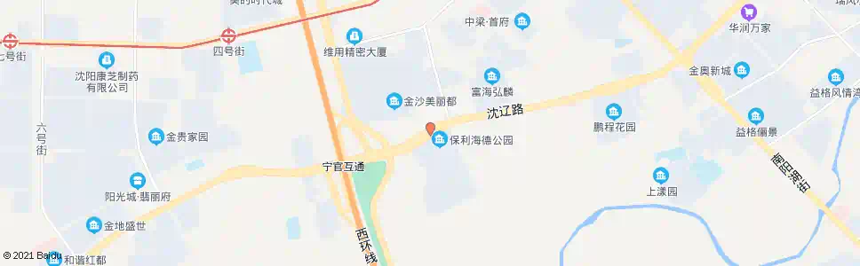 沈阳沈辽路大明湖街_公交站地图_沈阳公交_妙搜公交查询2025