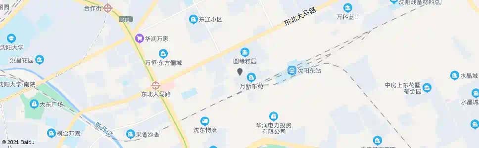 沈阳工农路东辽街_公交站地图_沈阳公交_妙搜公交查询2025