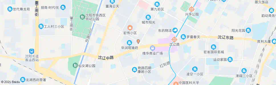 沈阳沈阳工业大学兴顺校区_公交站地图_沈阳公交_妙搜公交查询2025