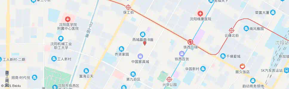 沈阳南七路兴顺街_公交站地图_沈阳公交_妙搜公交查询2025