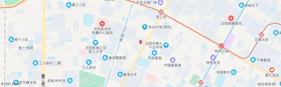 沈阳南八路保工街_公交站地图_沈阳公交_妙搜公交查询2025