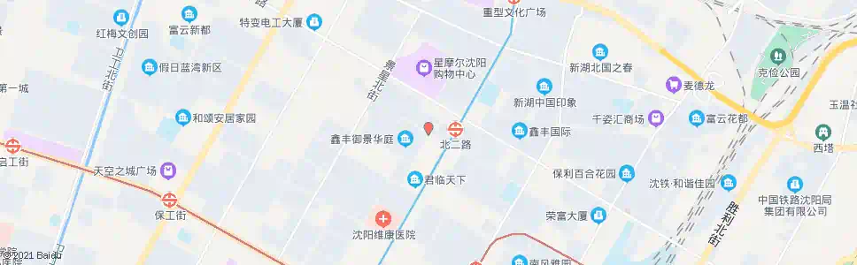 沈阳小北二路兴华街_公交站地图_沈阳公交_妙搜公交查询2025