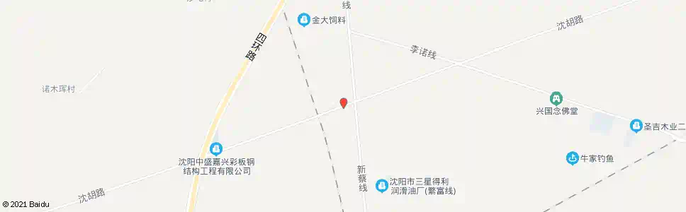 沈阳新蔡线_公交站地图_沈阳公交_妙搜公交查询2025