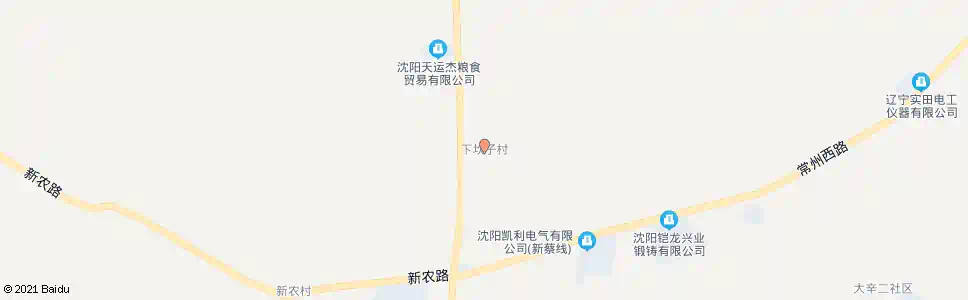 沈阳下坎子村_公交站地图_沈阳公交_妙搜公交查询2025