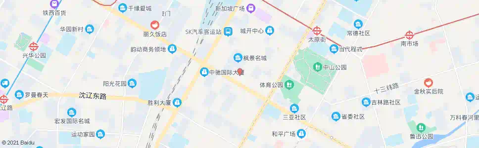 沈阳太原街南五马路_公交站地图_沈阳公交_妙搜公交查询2025
